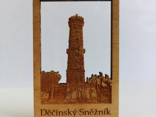 Magnetka - Děčínský  Sněžník 50 x 75 mm - MAG12