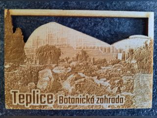 Magnetka  Teplice -   Botanická zahrada -  75 x 50 mm - MAG23